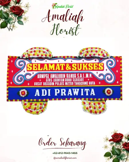 Papan Bunga Ucapan Selamat Sirandu